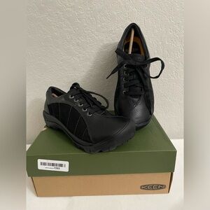 KEEN Presidio Oxford Shoes Womens Size 9 Black/Magnet